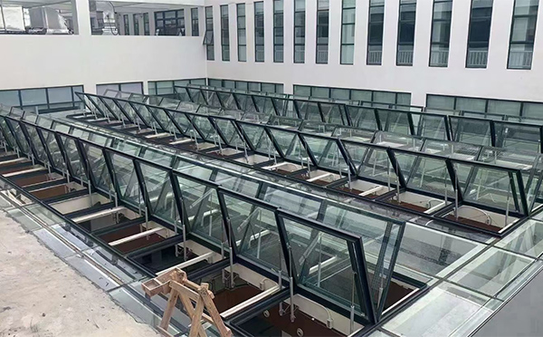 百安科技有限公司近期广河排烟窗项目案例分享 百安科技有限公司近期广河排烟窗项目案例分享